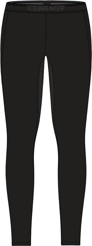 Icebreaker Mens 200 Zone Legging - Black / Mineral - L