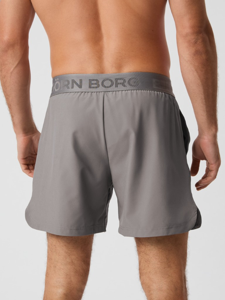 Björn Borg Borg Short Sport Korte Broek Heren Brushed Nickel Xl
