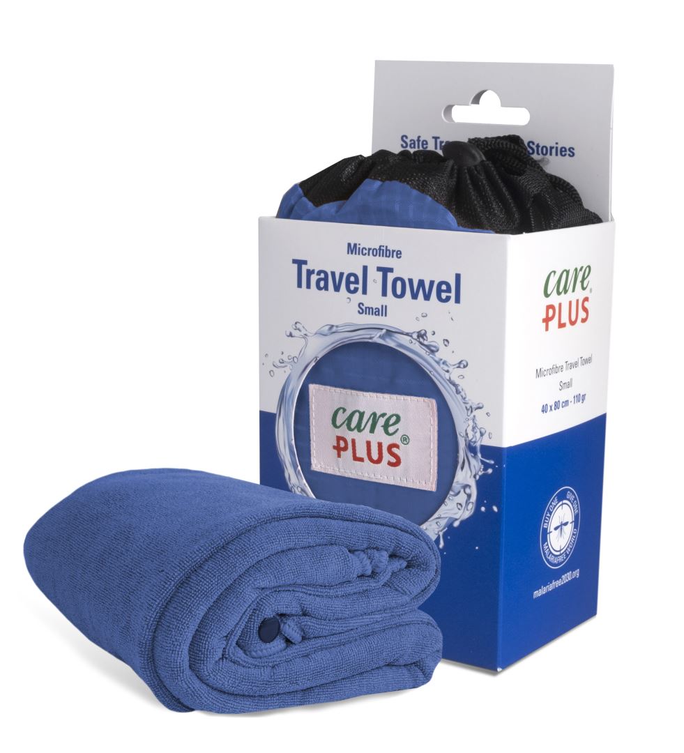 Care Plus Travel Towel Microfibre Reishanddoek Dolomite Blue 40 X 80