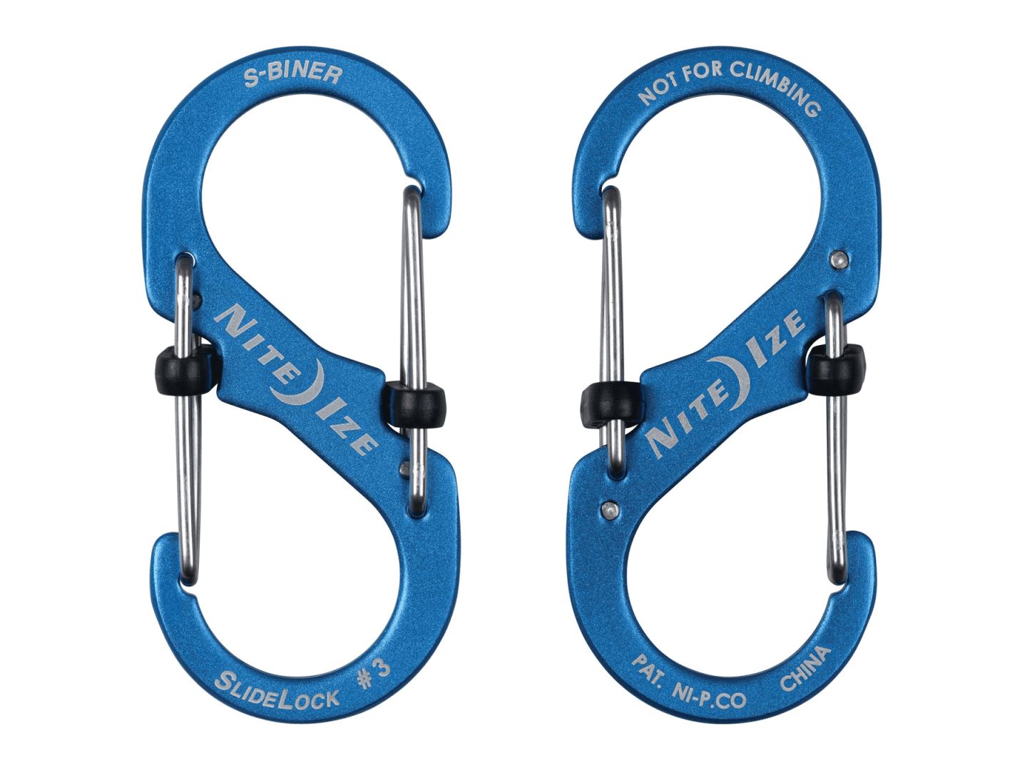Nite Ize S-Biner #3 Slidelock Aluminium Blue Multitool