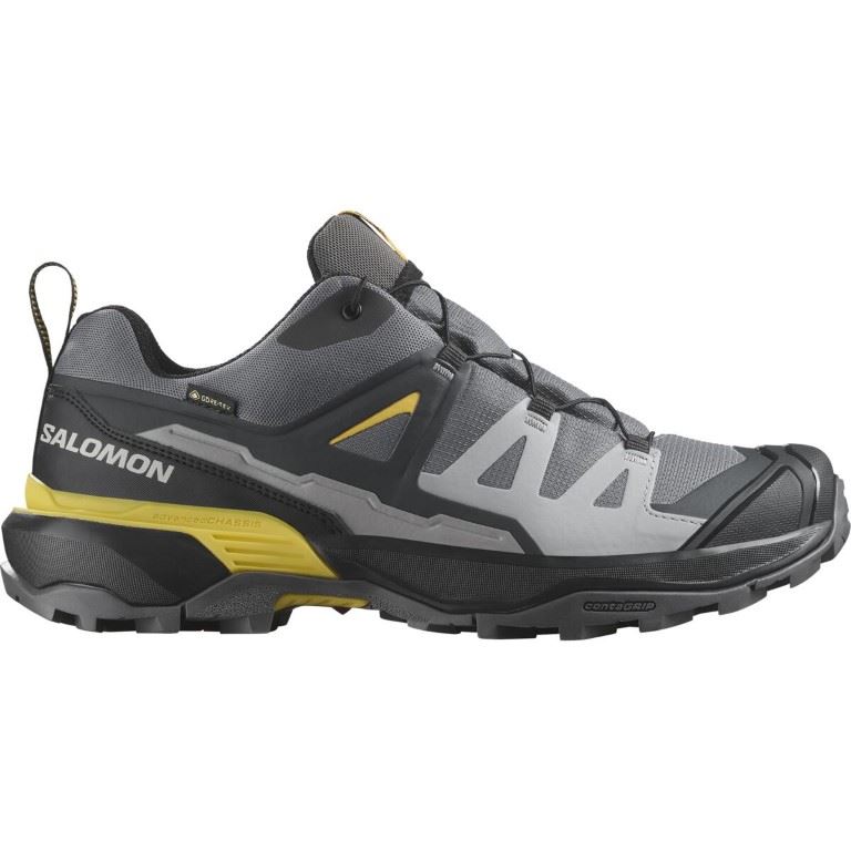 Salomon X ULTRA 360 GORE-TEX Lage Wandelschoen Heren Castlerock/Black/Spicy Mustard 9,5