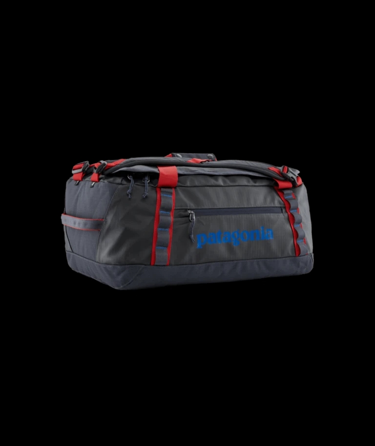 Patagonia Black Hole 40L Duffel Smolder Blue w/Amanita Red ALL