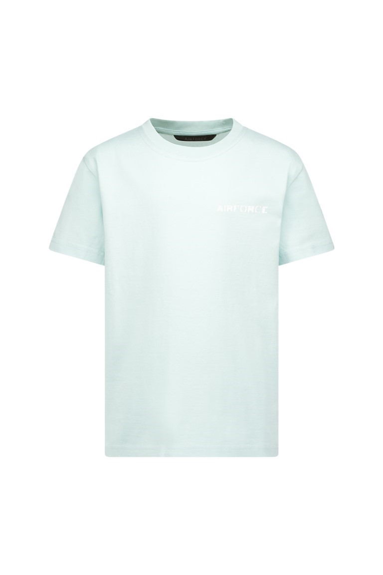 Airforce Doubble Led T-shirt Kinder - Jongens Pastel Blue/White 10