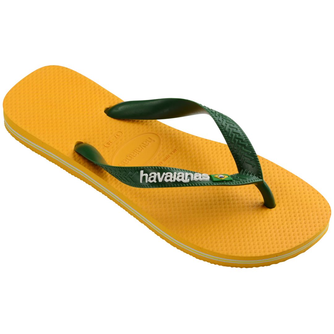 Havaianas Brasil Logo Slipper Pop Yellow 45/46