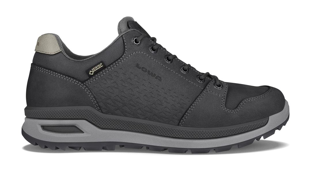 Locarno Gtx Lo Heren Lage Wandelschoen Anthracite 10,5/45 Soellaart.nl