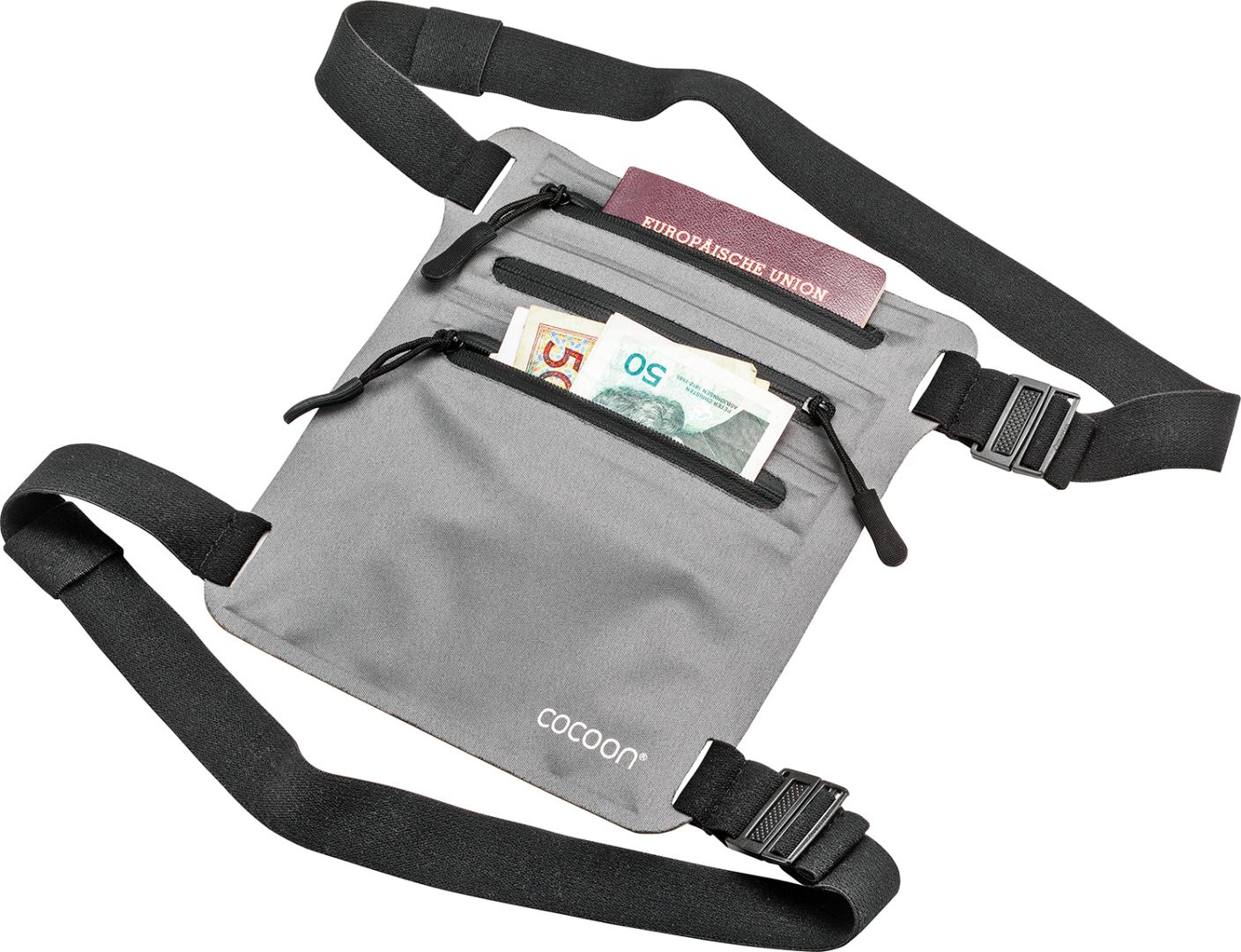 Secret Leg Wallet, Blue Portemonnee Grey/Blue