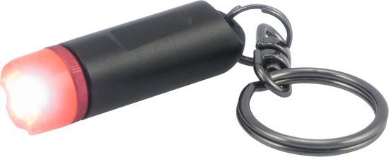 Munkees Sleutelhanger Lamp Aluminium 3,8 Cm Oranje/zwart