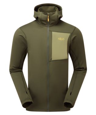 Rab Superflux Hoody Fleece Heren Army L