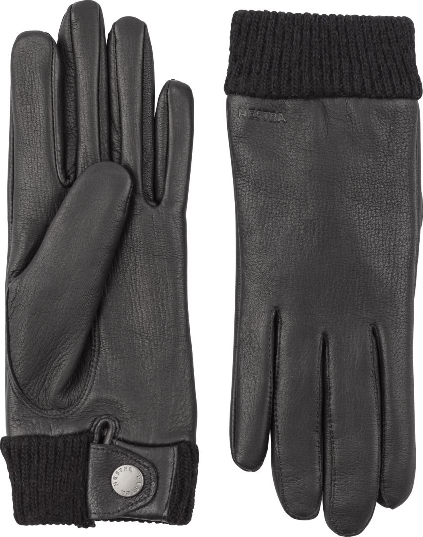 Hestra Idun Handschoen Dames Black 9
