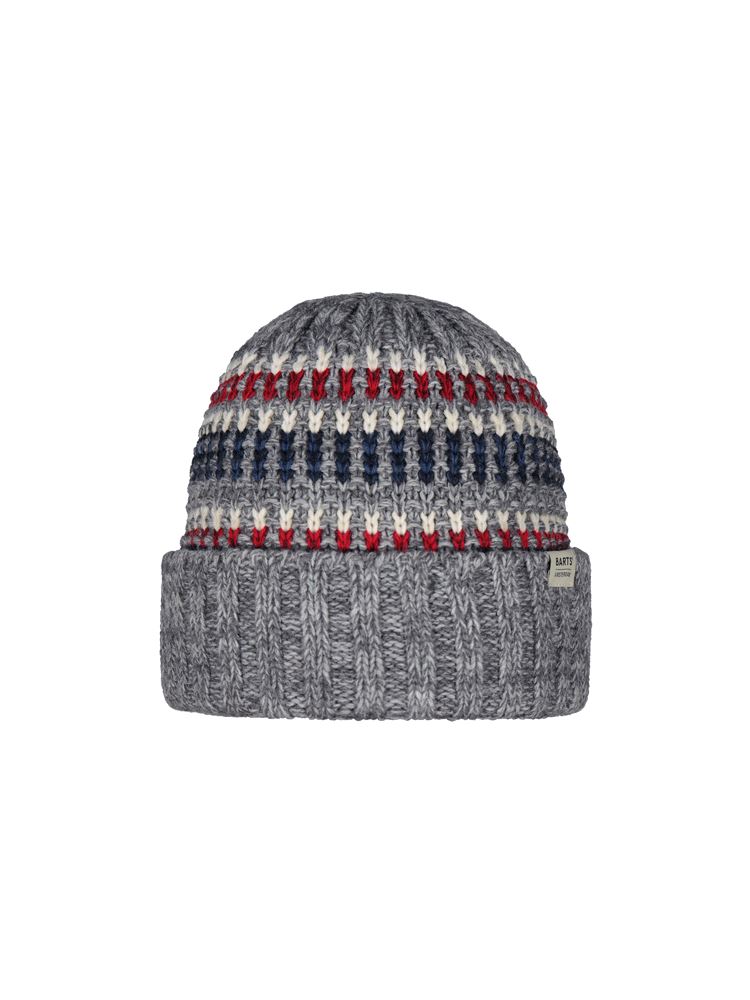 Barts Travvis Muts Heren Heather Grey One Size