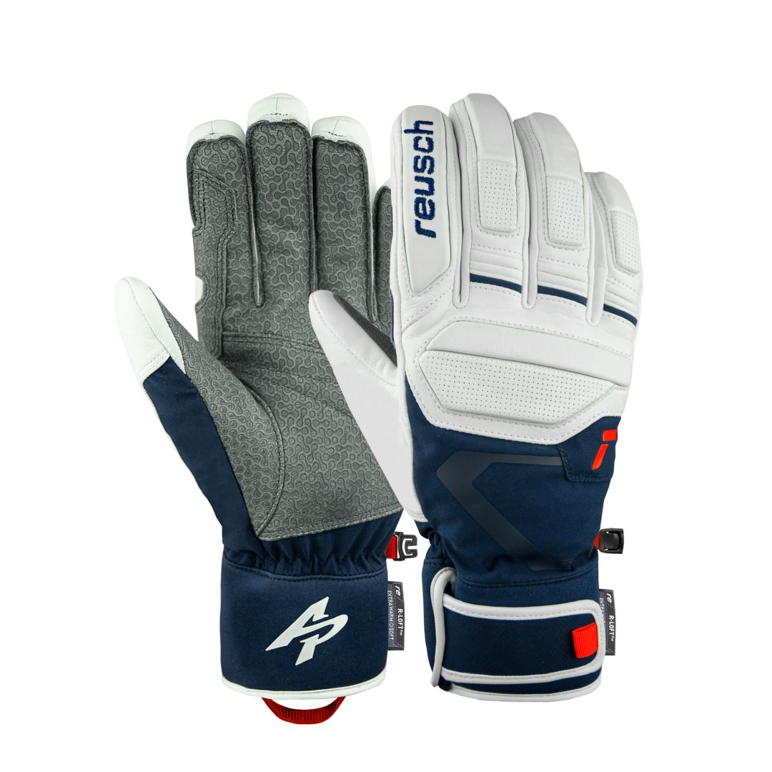 Reusch Alexis Pinturault Handschoen White/Dress Blue 10,5