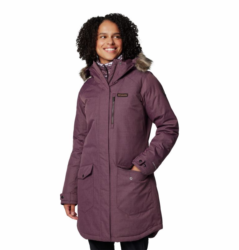 Columbia Suttle Mountain™ Long Insulated Parka Jas Dames Fig M