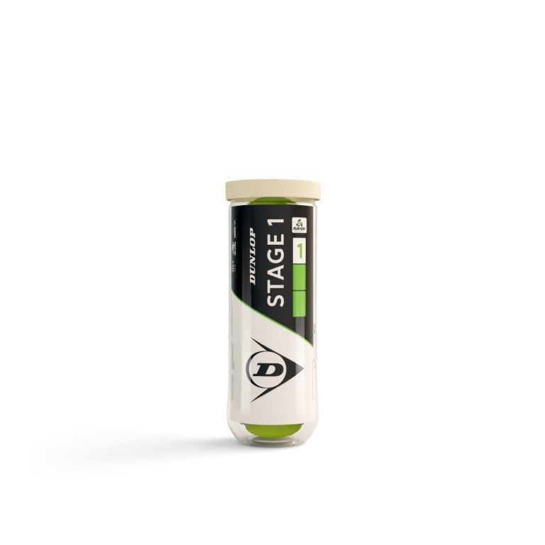 Dunlop Slazenger Stage 1 Green 3Pet Tennisballen Groen