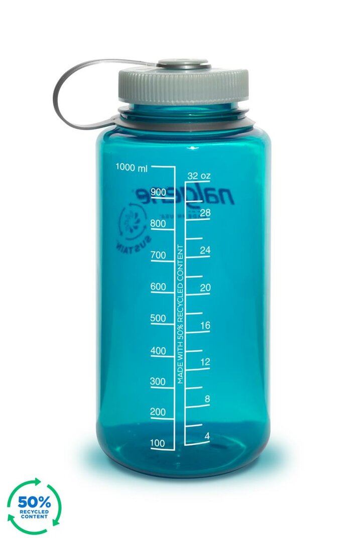 Nalgene Wide-Mouth Sustain 1L Drinkfles Trout Green 1L