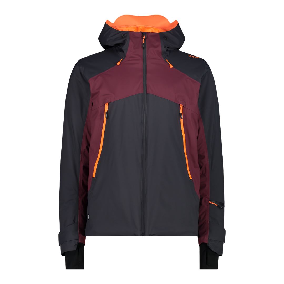 CMP Fix Hood Hardshell Heren Antracite-Burgundy 50