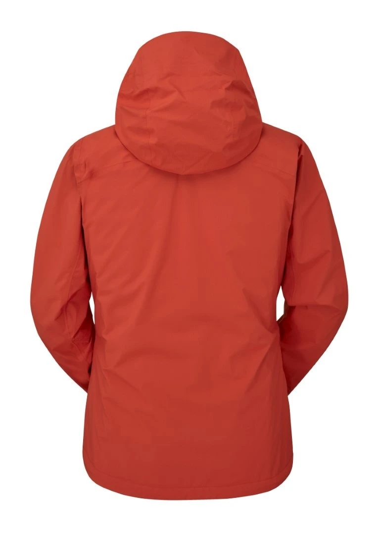 Rab Downpour Light Softshell Jas Dames Red Grapefruit 10/S