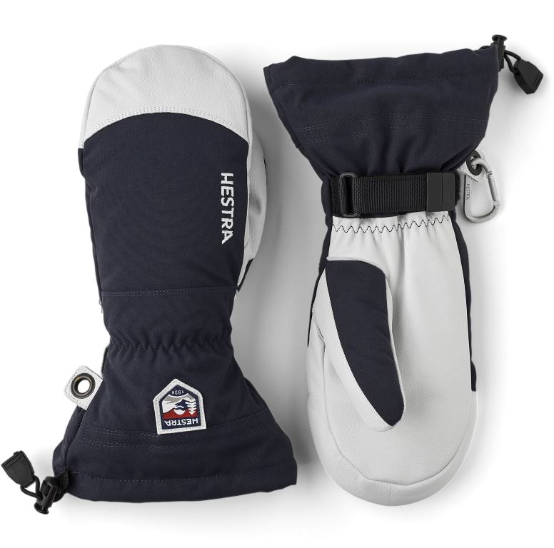 Hestra Army Leather Heli Ski Want Navy 7
