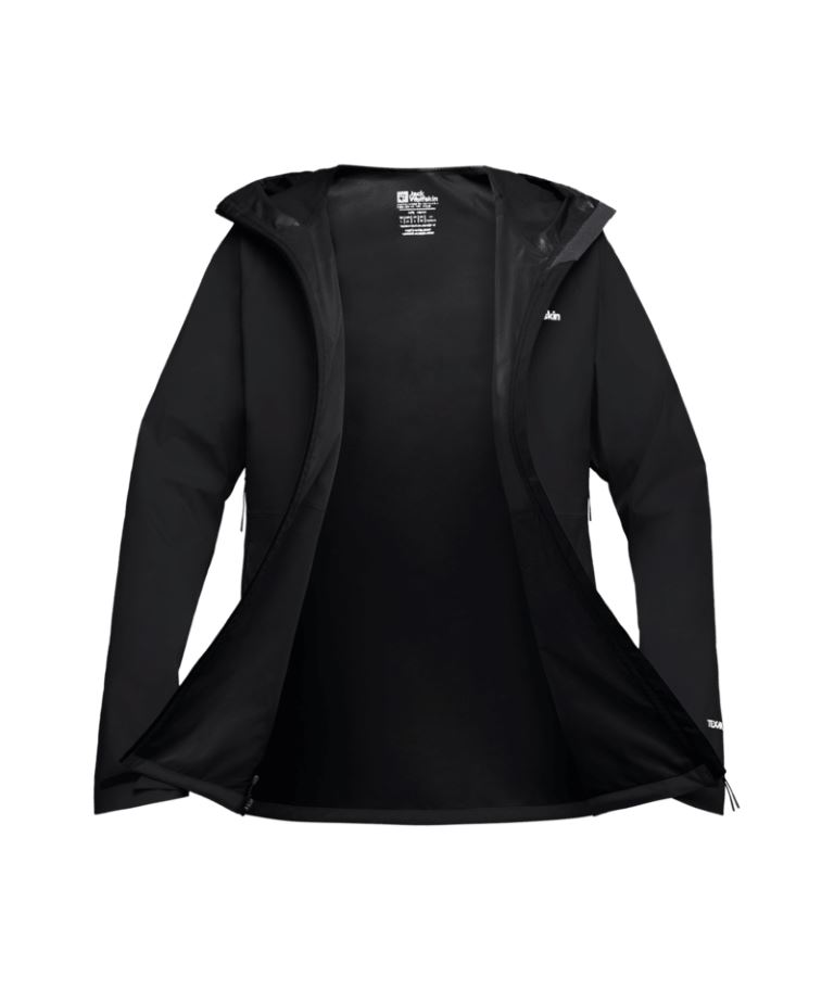 Jack Wolfskin Prelight 2.5L Lt Regenjas Heren Black 2XL