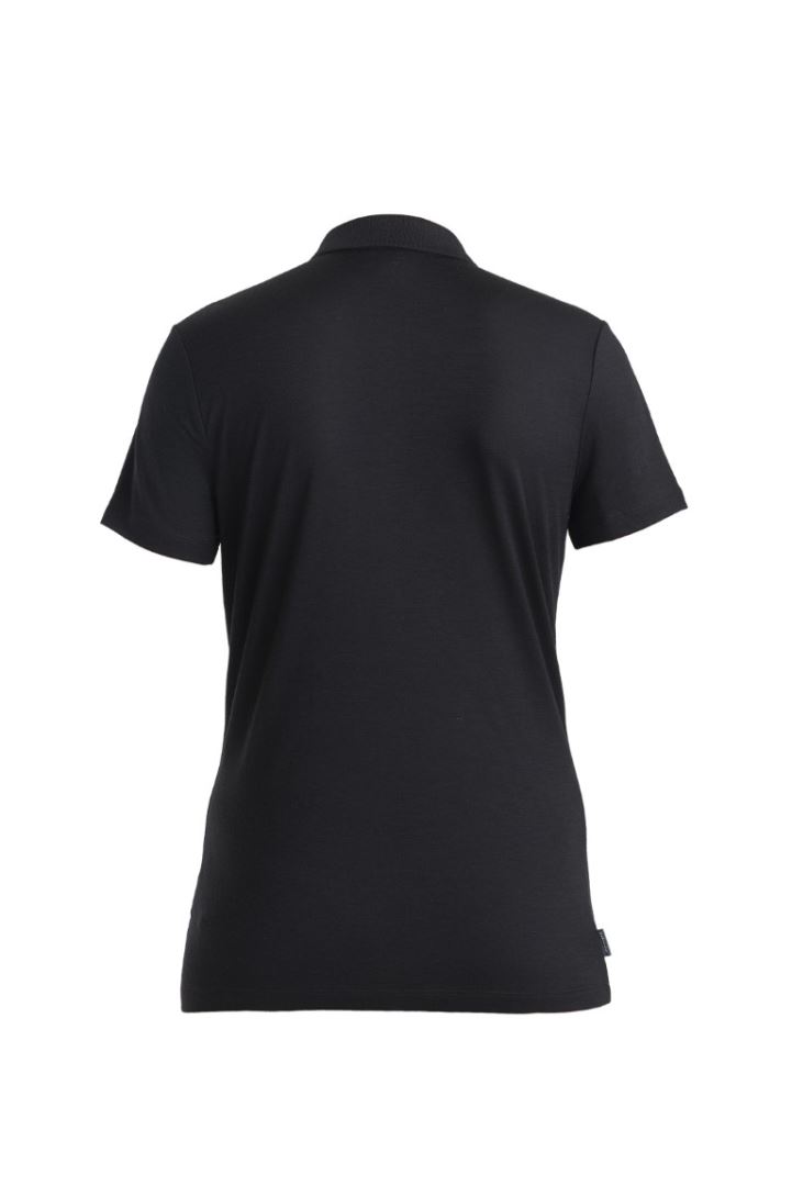 Icebreaker 150 Tech Lite Iii Ss Polo Dames Black Xs