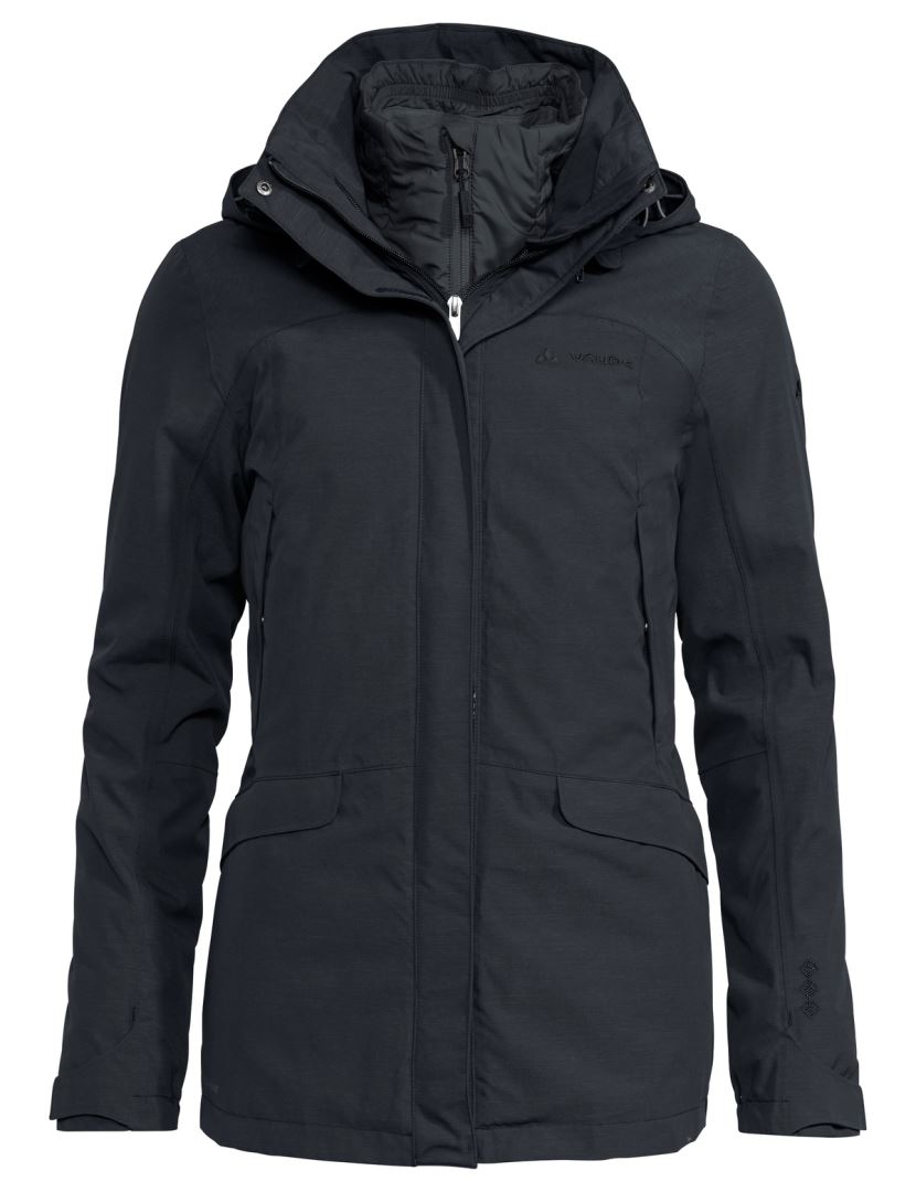 Vaude Skomer Dames 3 in 1 jas Phantom Black 44