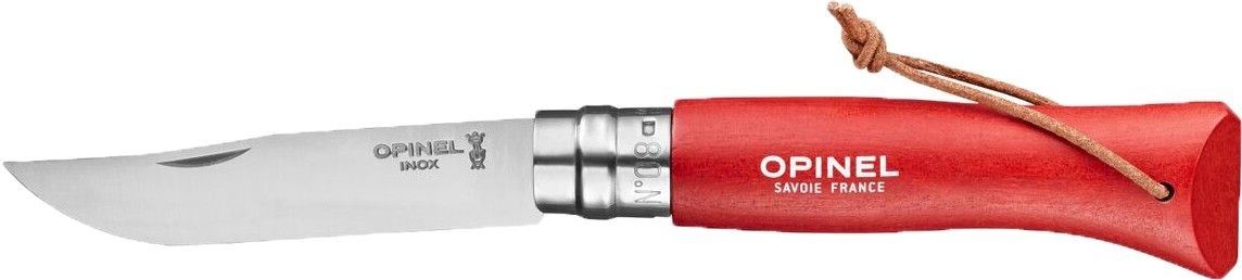 Opinel N08 Rood, Colorama Zakmes