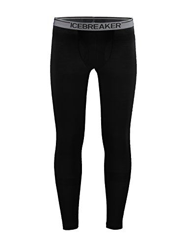 Icebreaker Anatomica Leggings W Fly Black/Monsoon M Dames