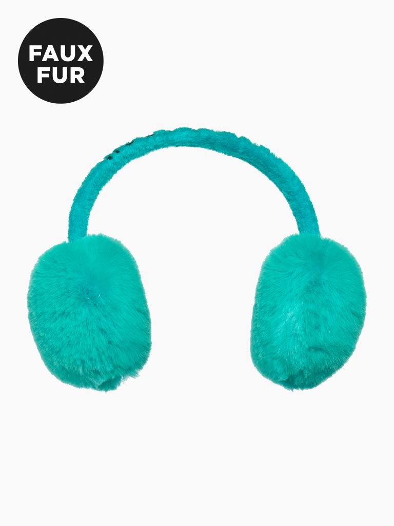 Goldbergh Fluffy Muts Dames Ice Green One Size