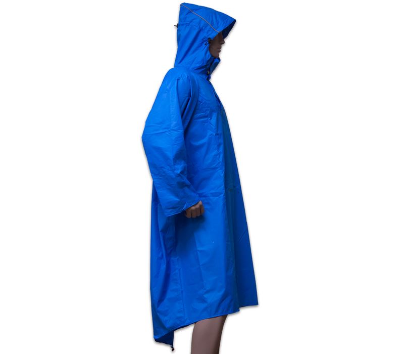 Lowland Walkingponcho Blue M Poncho Blue M