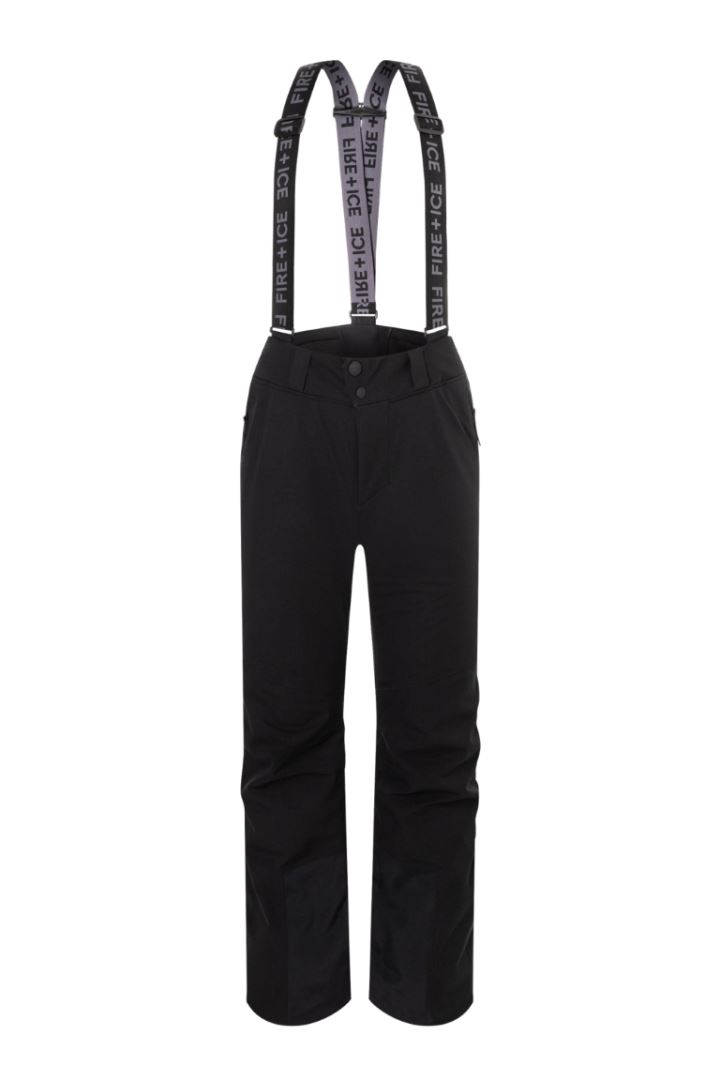 Fire + Ice Scott3-T Ski Pants Black - Wintersportbroek Voor Heren - Zwart - 46