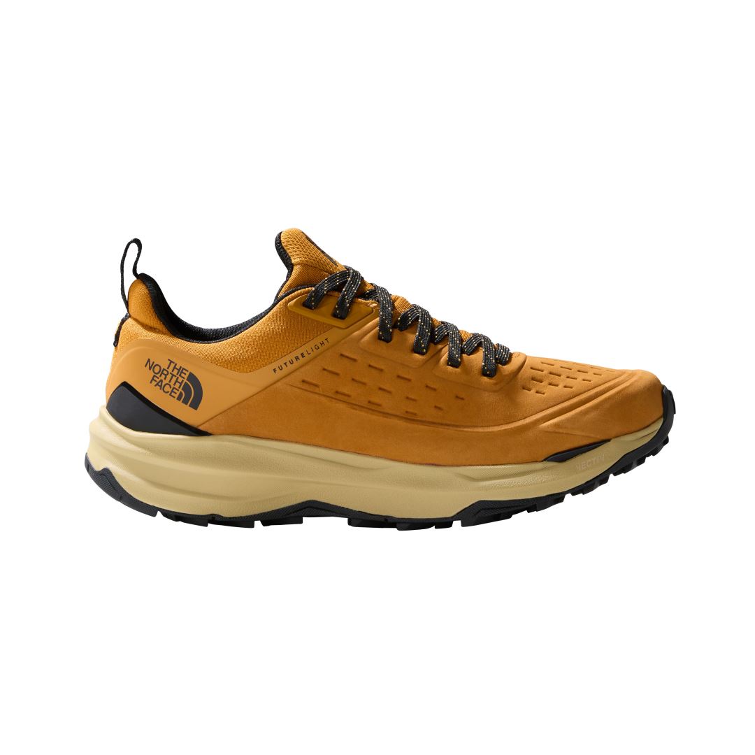 The North Face Vectiv Exploris 2 Futurelight Leather Heren Lage Wandelschoen Citrine Yellow - Khaki Stone 44,5