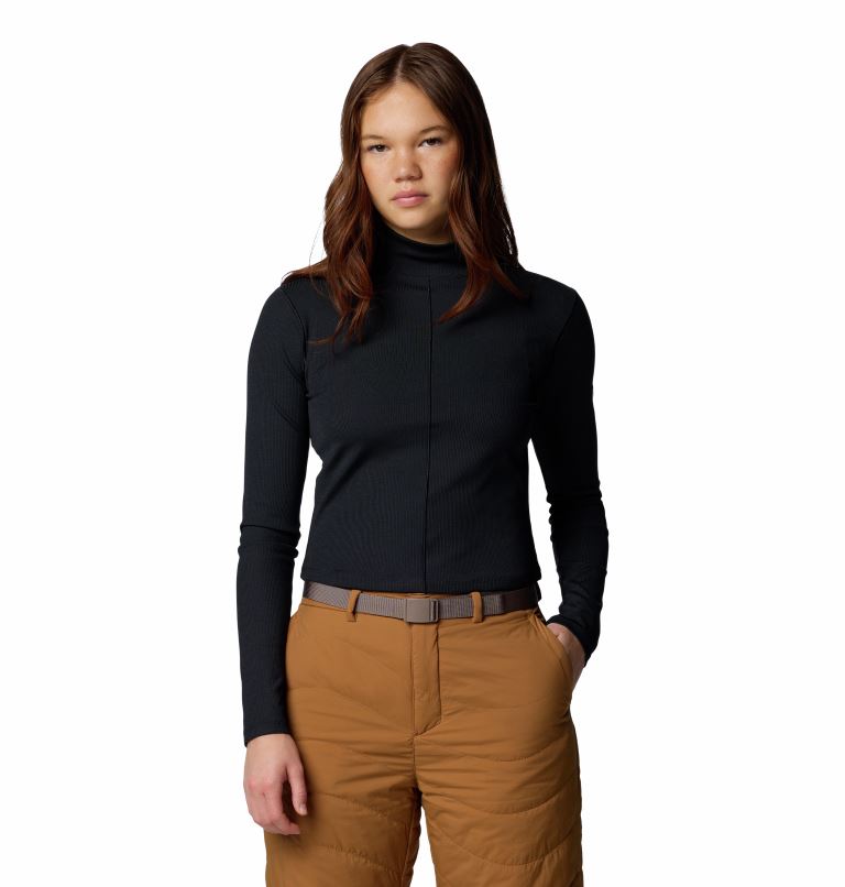 Columbia Wallowa™ Cropped LS Top Shirt Dames Black M
