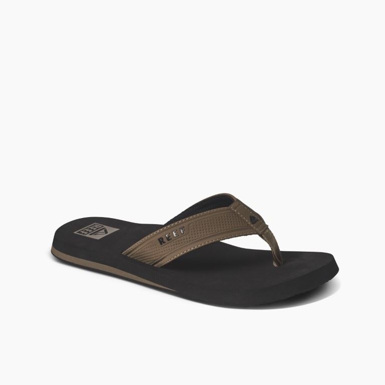 REEF The Layback Slipper Heren Black/Tan 8