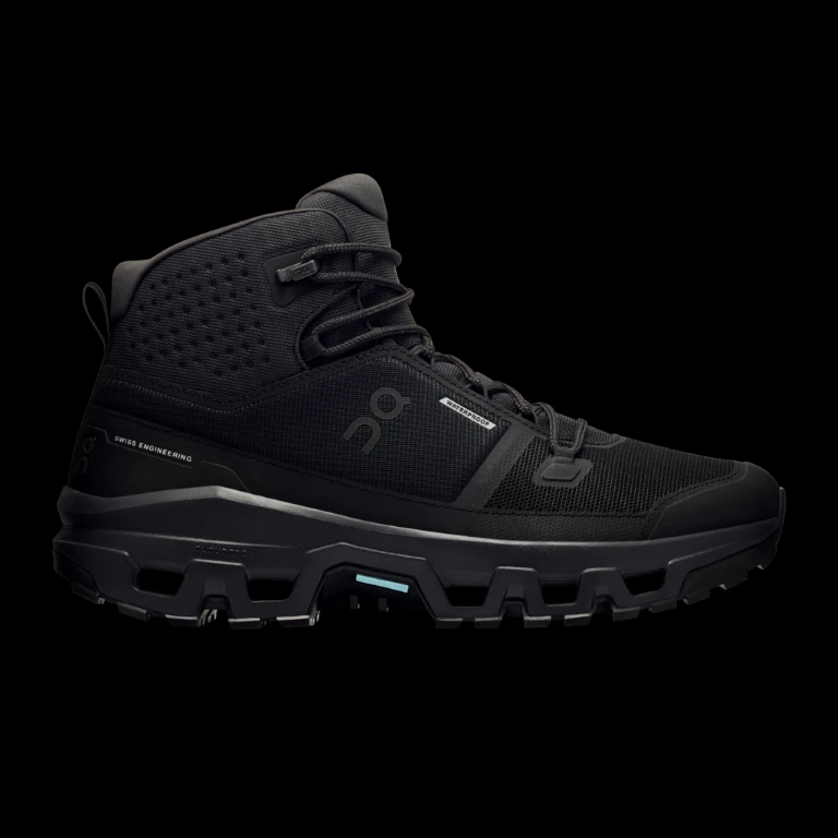 ON Cloudrock Mid Waterproof Hoge Wandelschoen Heren Black | Black 42