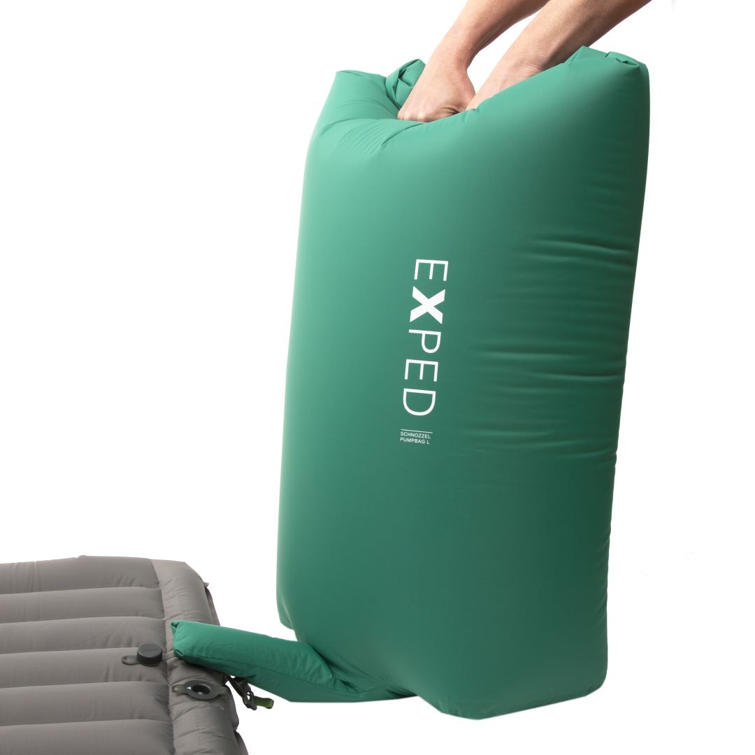 Exped Schnozzel Pumpbag Luchtbedpomp Groen L