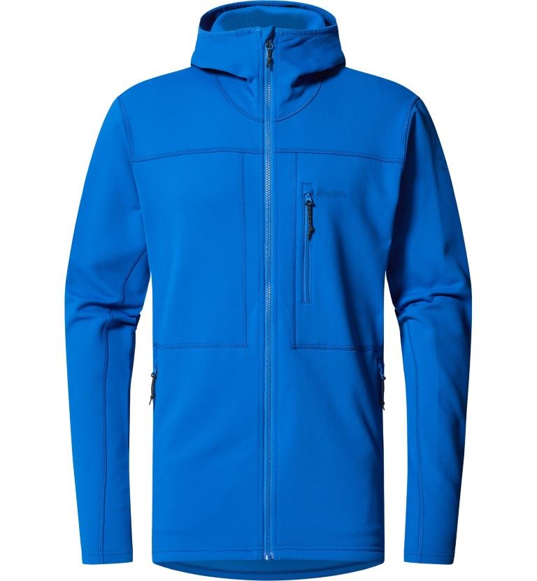 Haglofs Rosson Mid Hood Trui Heren Electric Blue L