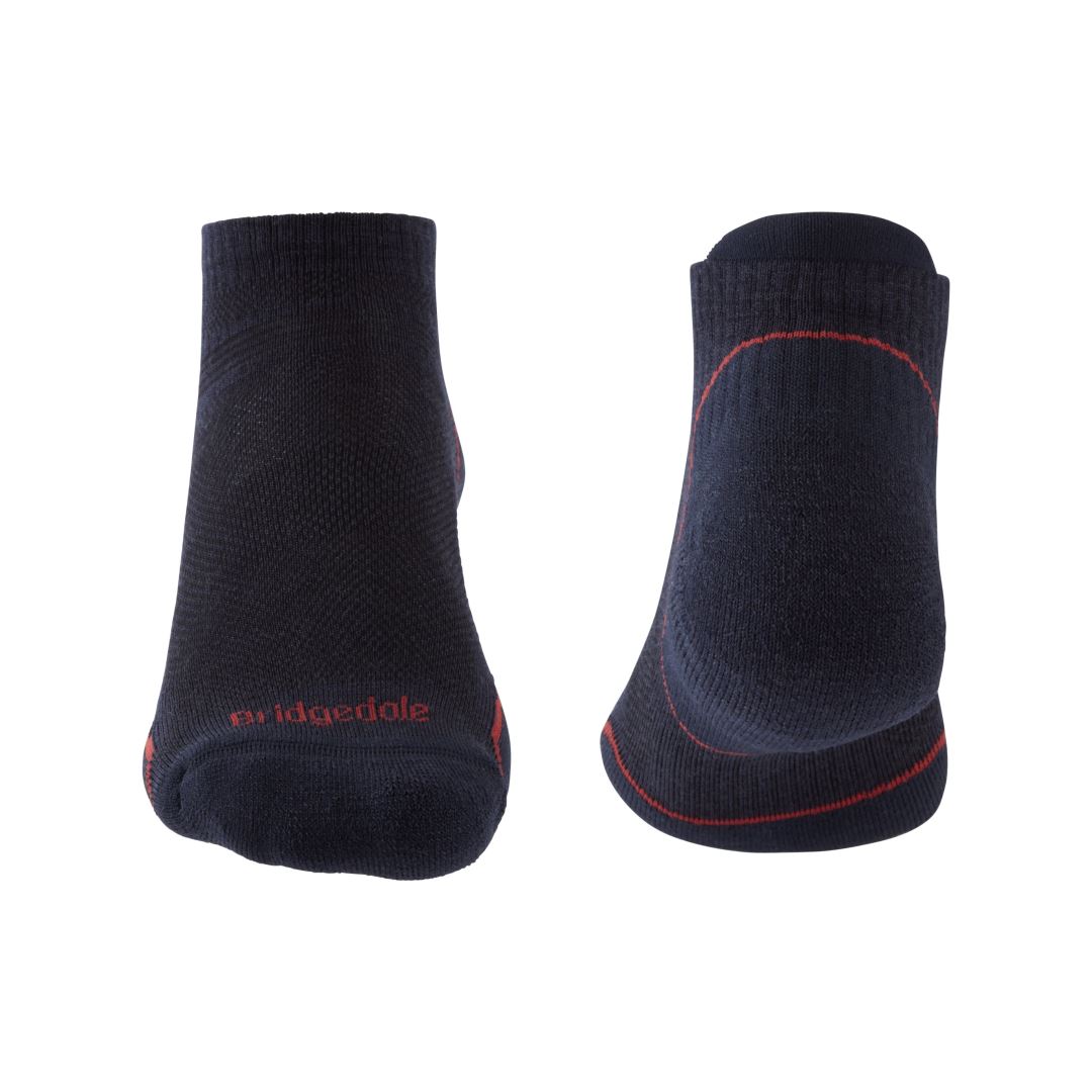 Bridgedale Ultra Light T2 Merino Performance Low Heren Wandelsok Navy/Red S