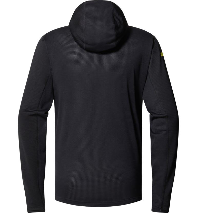 Haglofs L.I.M Mid Multi Ii Hood Fleece Heren True Black L