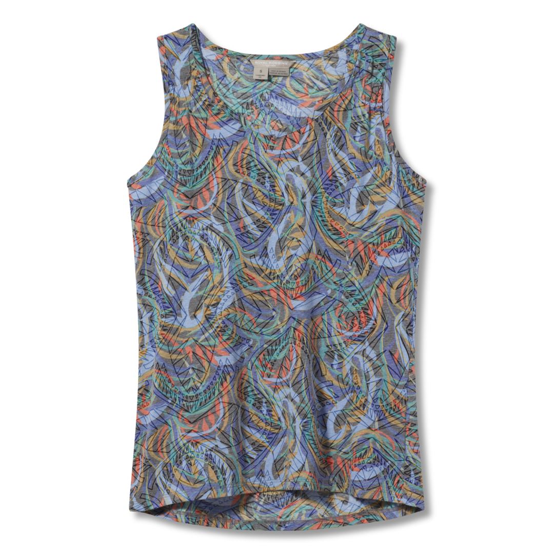Royal Robbins Featherweight Tank Dames Shirt Charc Caulfield Pt S