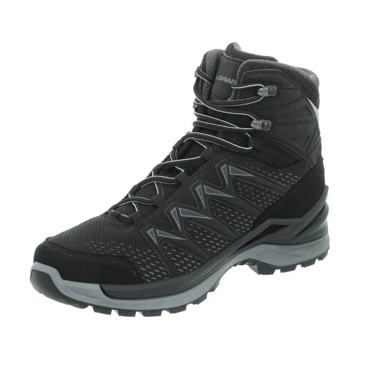 Lowa Innox Pro Gtx Mid Hoge Wandelschoen Heren Black/Grey 10/44, 5