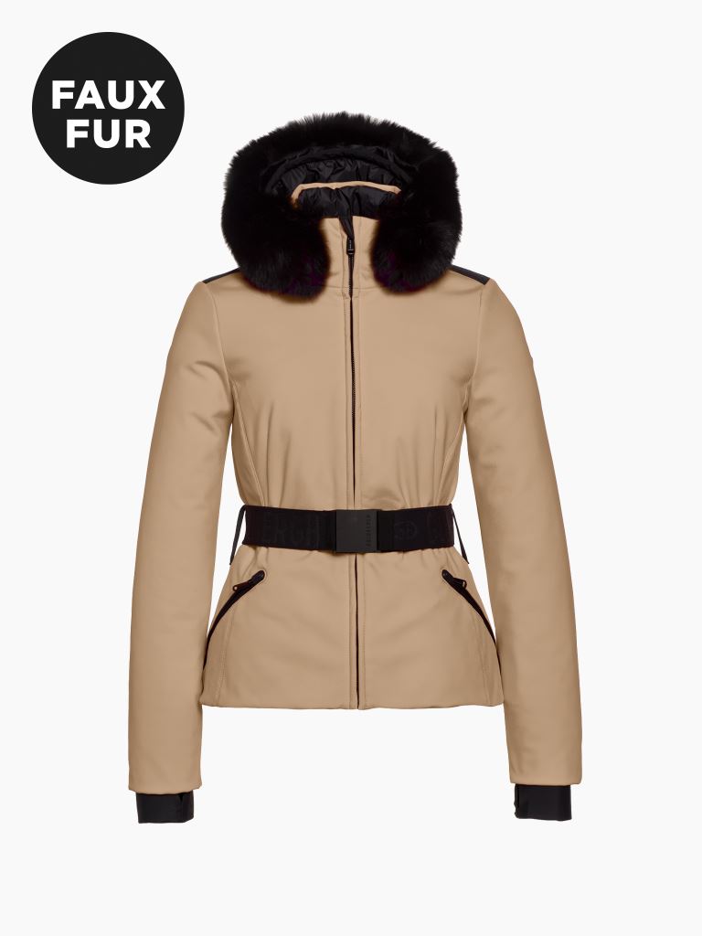 Goldbergh Hida Faux Border Wintersportjas Dames Marmottes 38