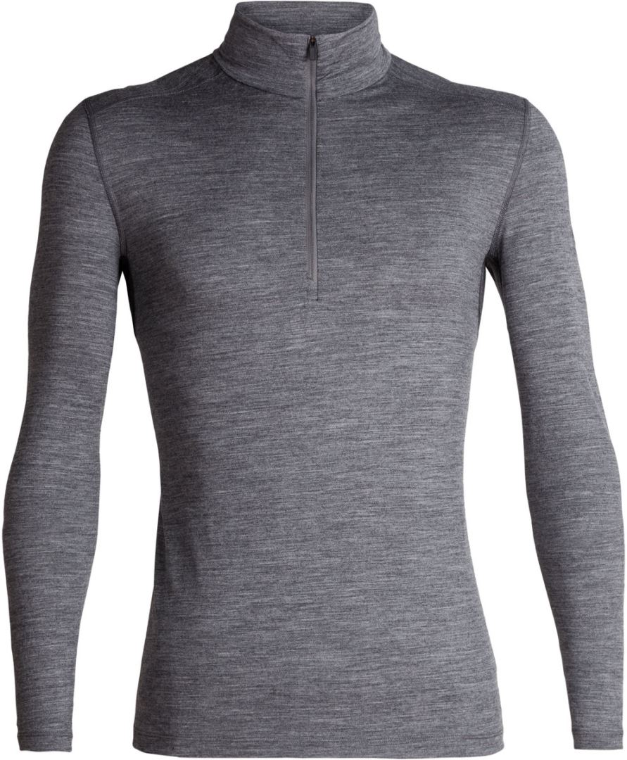 Icebreaker W 200 Oasis LS Half Zip - Thermoshirt - Dames - Merinowol - Grijs - Maat M