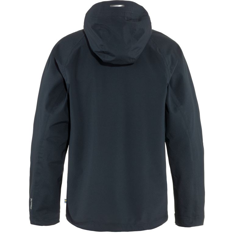 Fjallraven High Coast Hydratic Trail Hardshell Jas Heren Dark Navy Xl