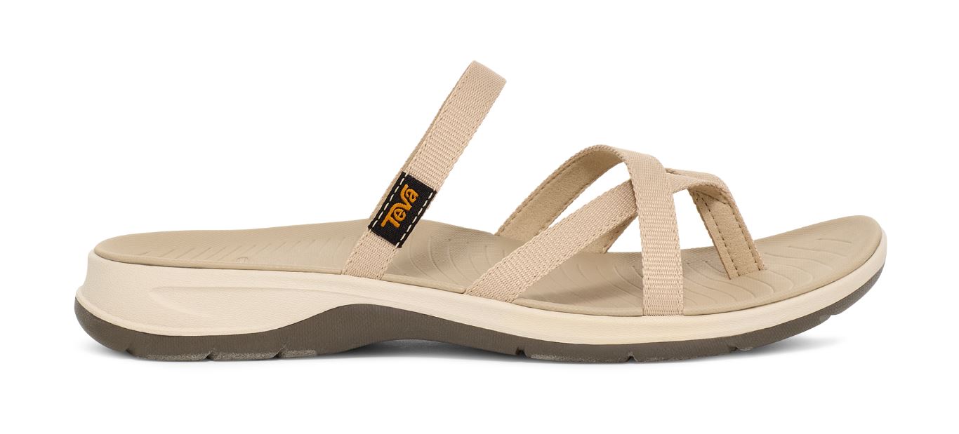 Teva Tirra Traveler Flip Slipper Dames White Pepper 07