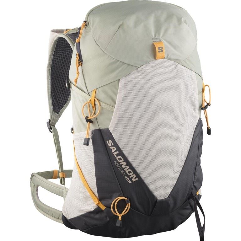 Salomon AEROTREK 28 Backpack Dames Seagrass/Silver Cloud/Nine Iron S/M