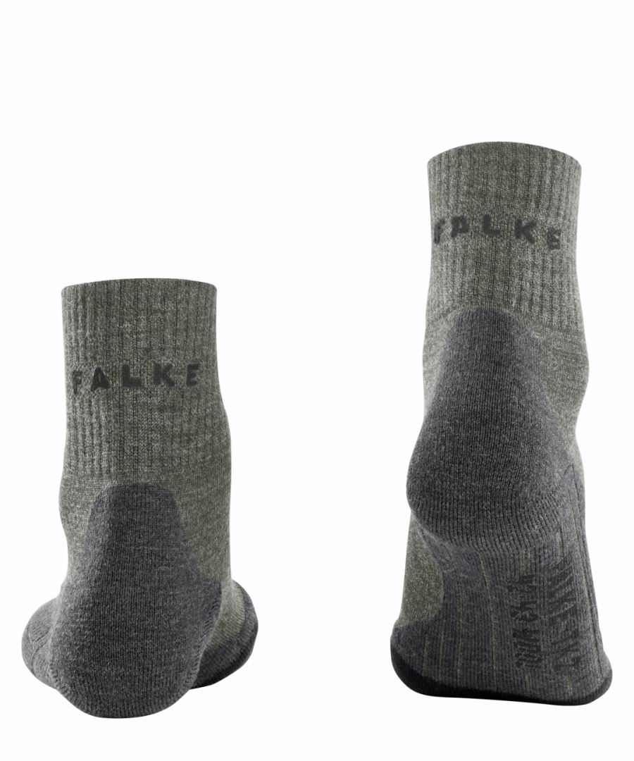 Falke TK2 Explore Wool Korte Wandelsok Heren Kitt Mouline 44-45