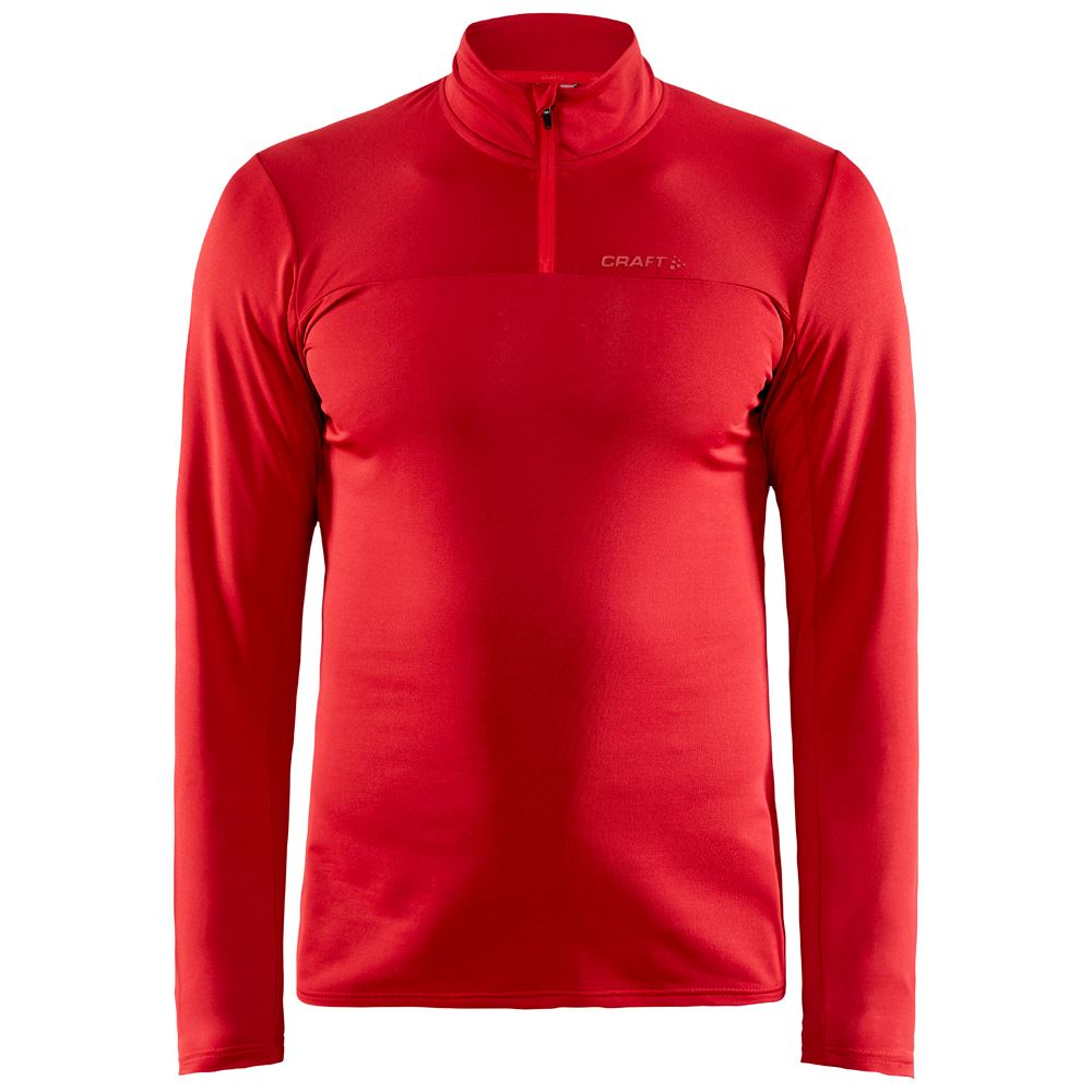 Craft Gain Midlayer Shirt Heren Bright Red M