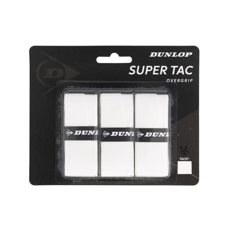 D Tac Super Tac Racketsport Overgrip White One Size Soellaart.nl