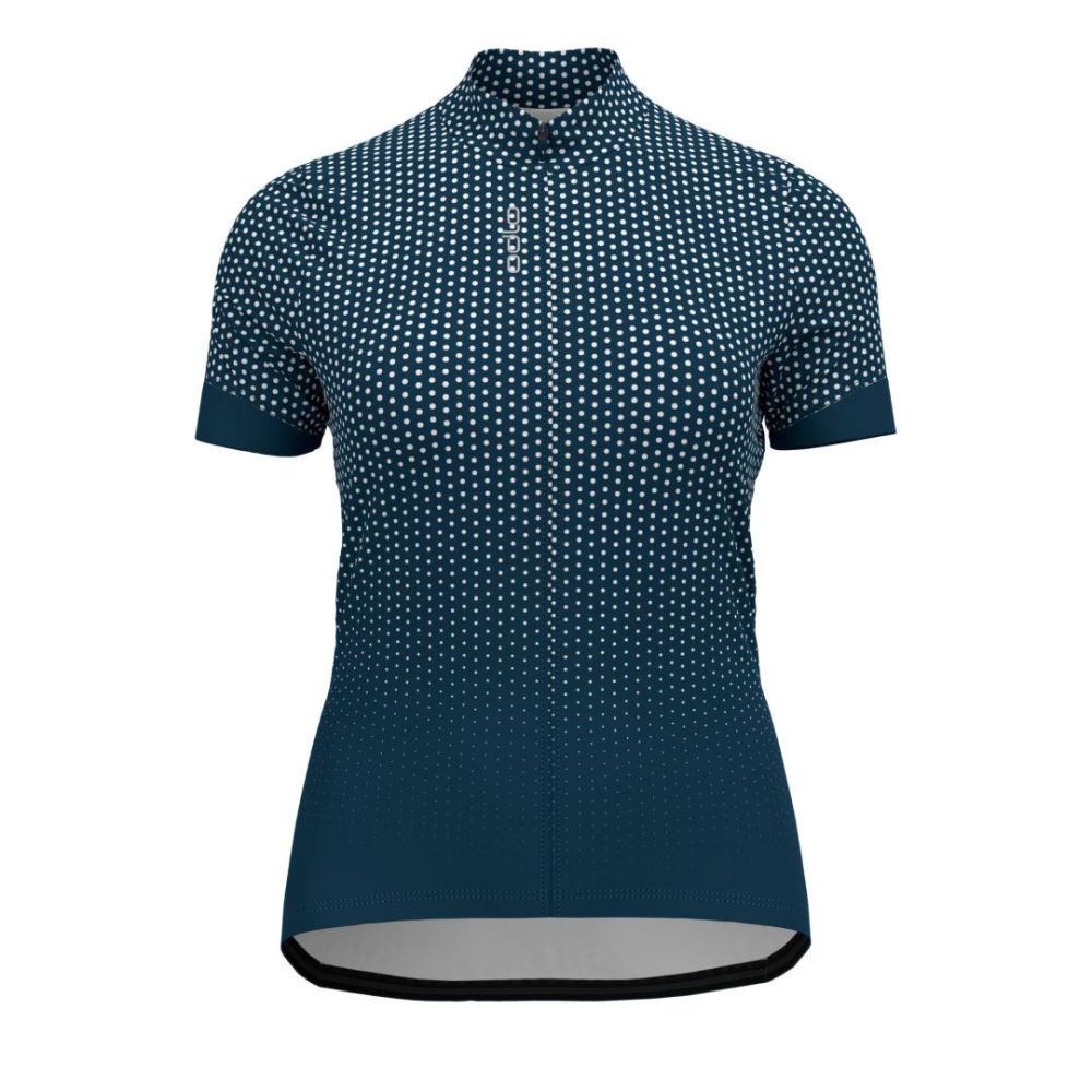 The Essential Jersey Dames Shirt Blue Wing Teal - White S Soellaart.nl