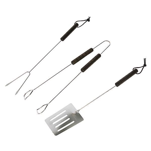 Barbecue Gereedschap 3 Delig Tang/Spatel/Vork Barbecue Accessoire Soellaart.nl