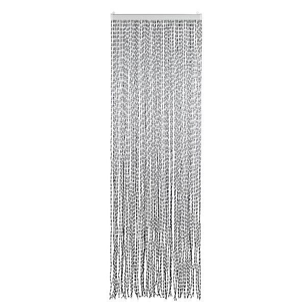 Vliegengordijn String 60X90 Cm Zilver/Zwart Accessoire Soellaart.nl